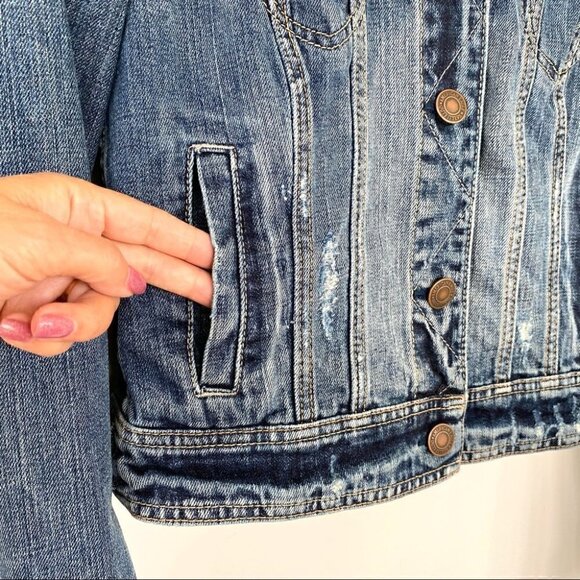 American Eagle Outfitters jean  jacket - Picture 5 of 13